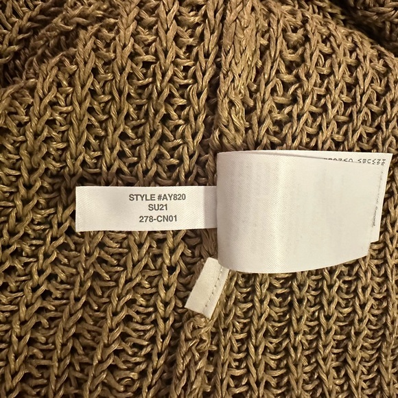 J. Crew Women’s Relaxed-Fit Linen Beach Pullover Sweater In Tan Size Small - Picture 9 of 9